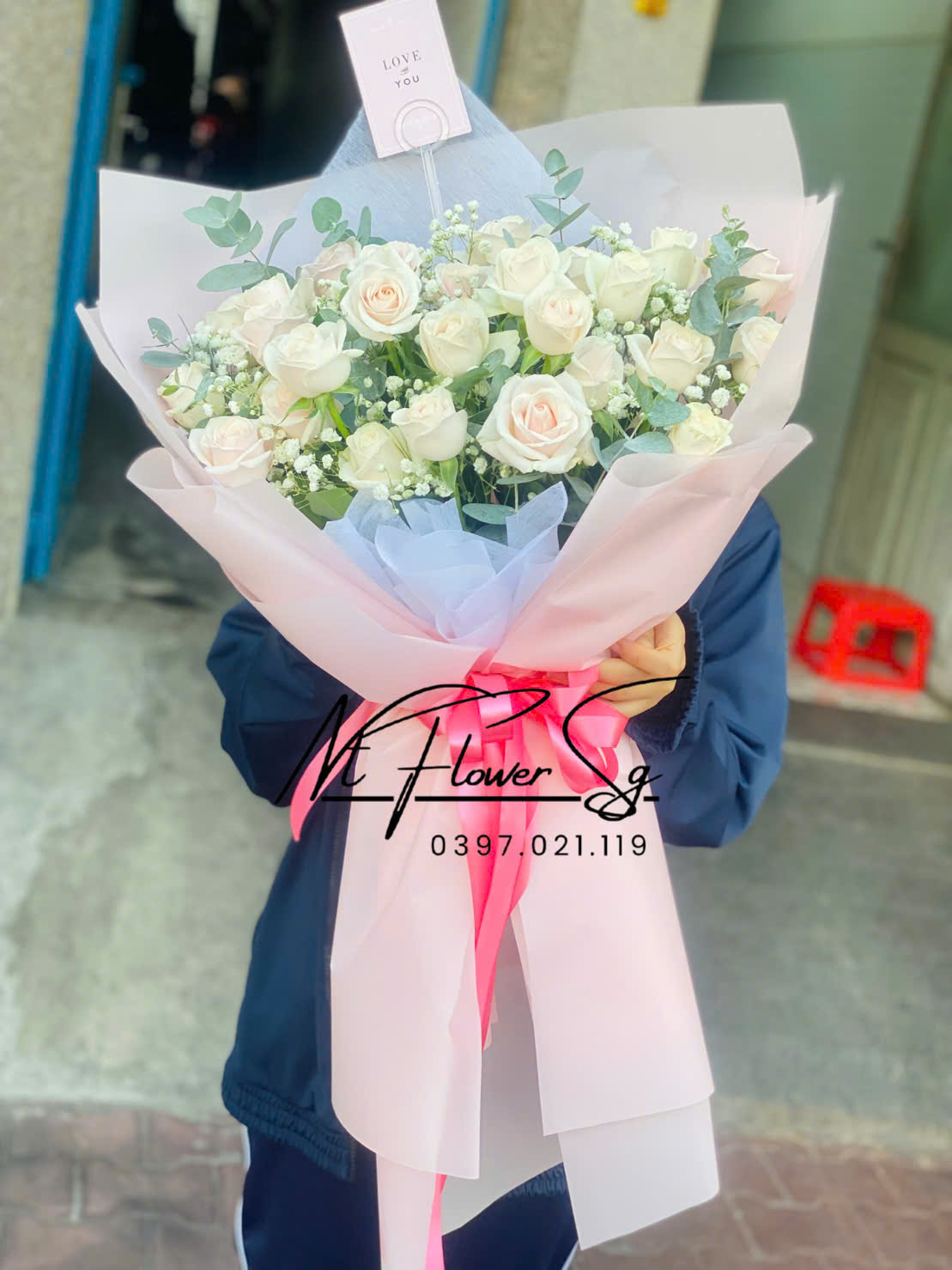 Hoa Bó Kem Đẹp HB73