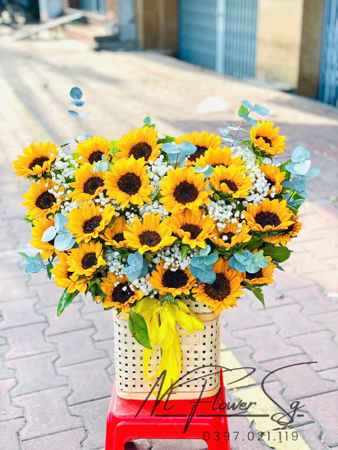 Giỏ  Hoa Hướng Dương GH52