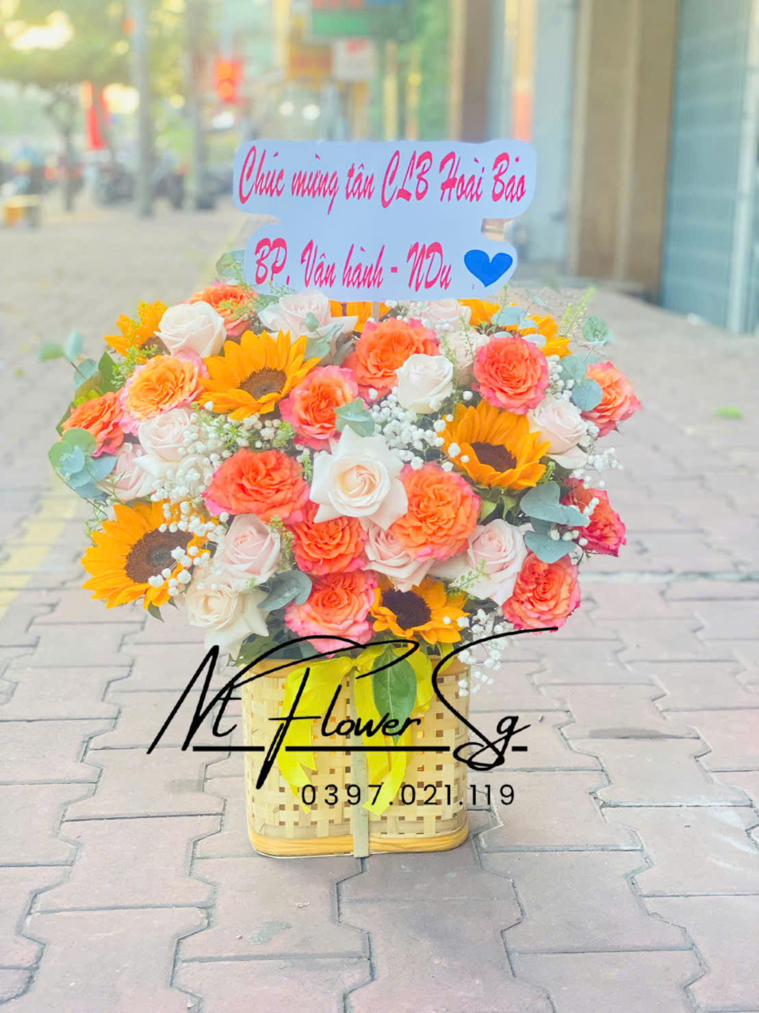 Giỏ Hoa Chúc Mừng GH50