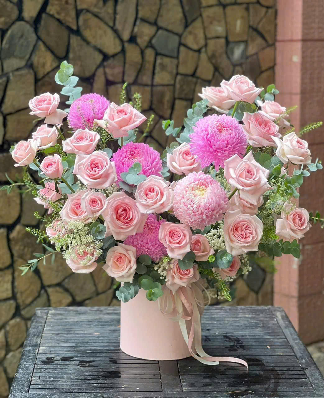 Giỏ Hoa Chúc Mừng  Coa Cấp GH46