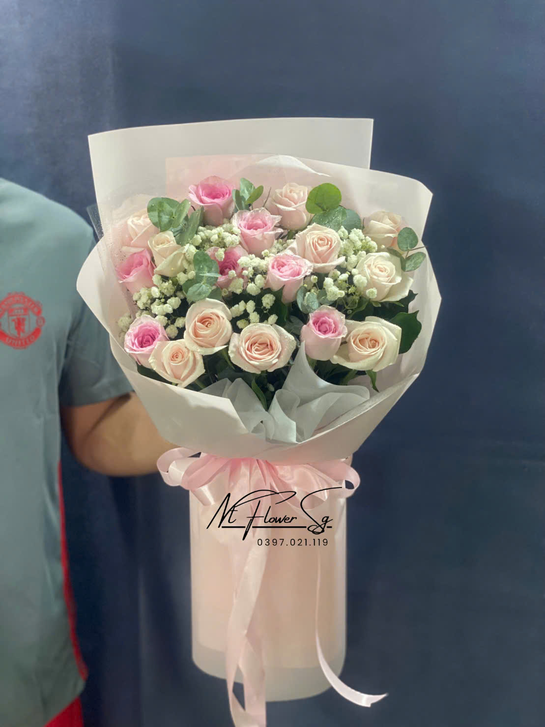 Hoa Bó Hồng Nhẹ HB85