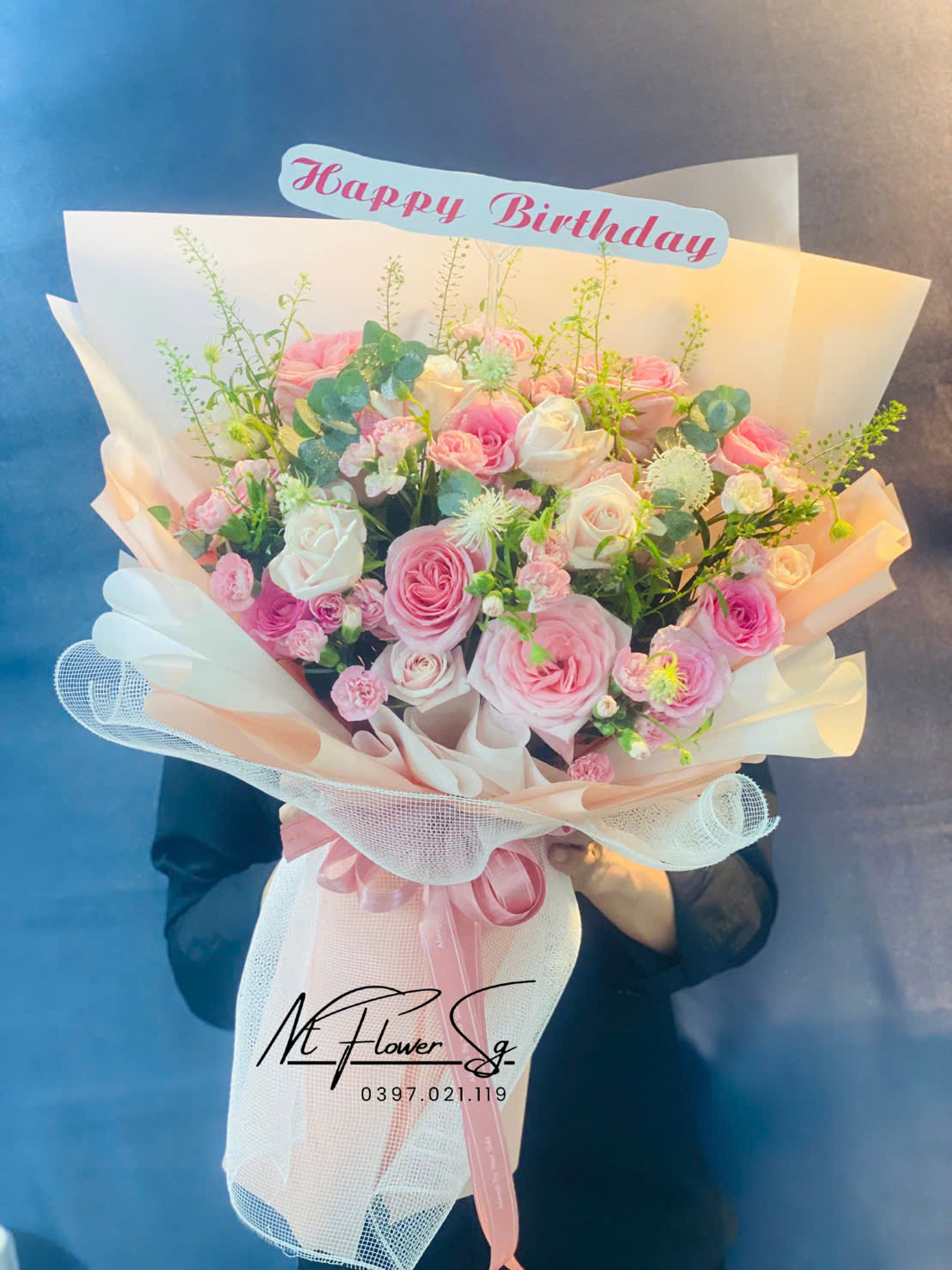 Hoa Hoa Ô Hồng Mix HB94