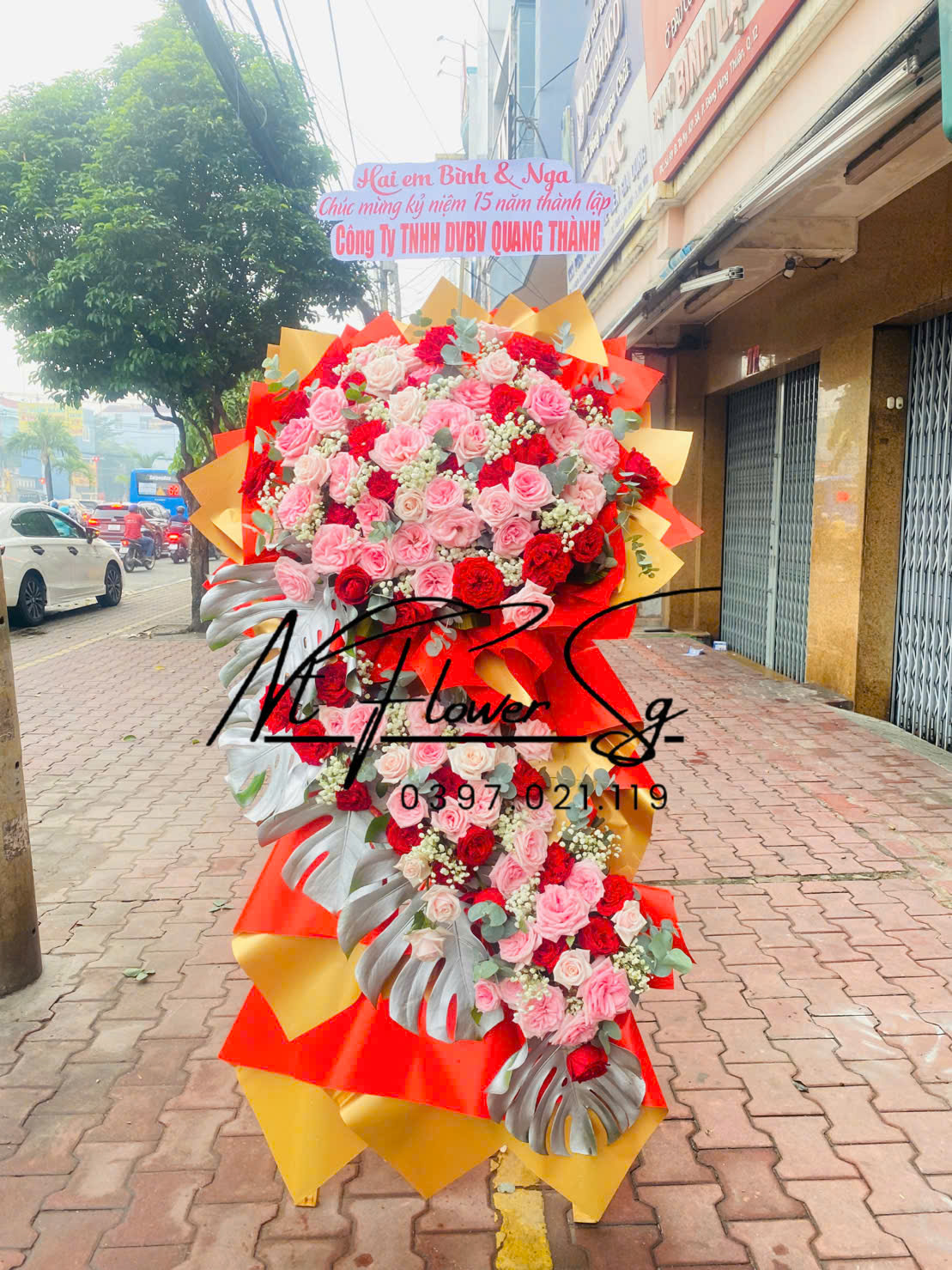 Kệ Hoa Khai Trương VIP KT42