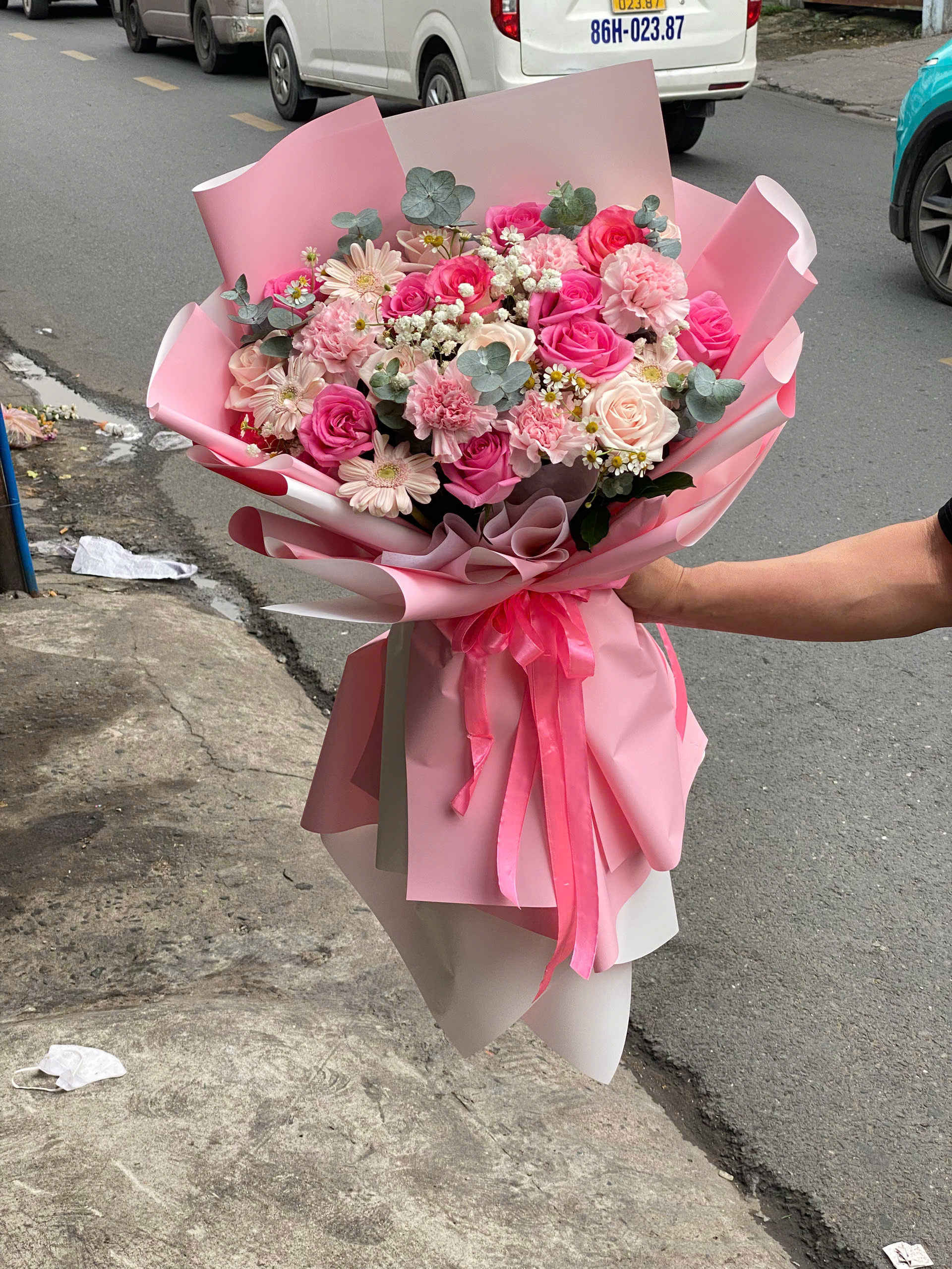 Hoa Bó Hòng Nhẹ HB132