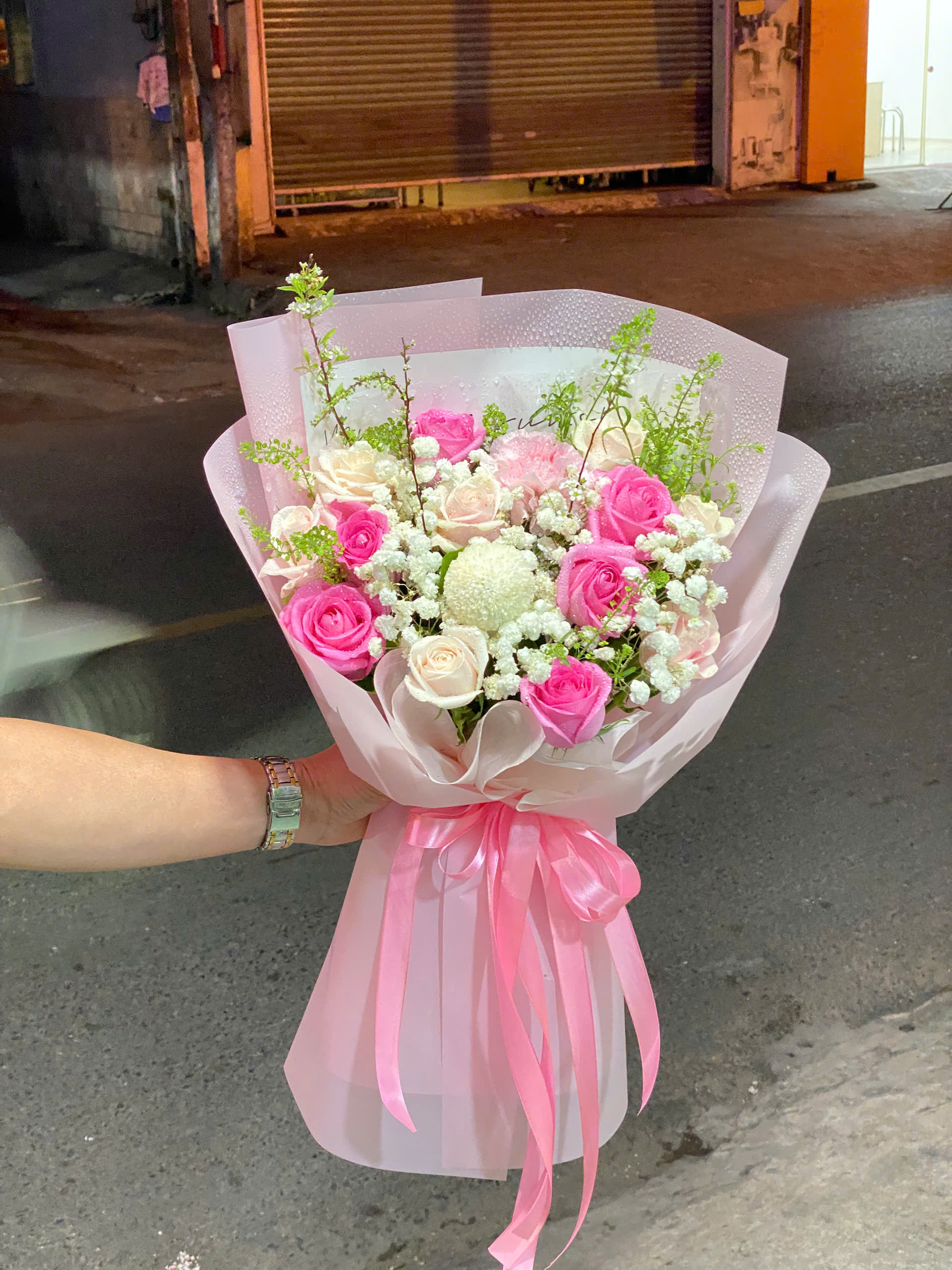 Hoa Bó Hồng Mix Nhẹ HB134