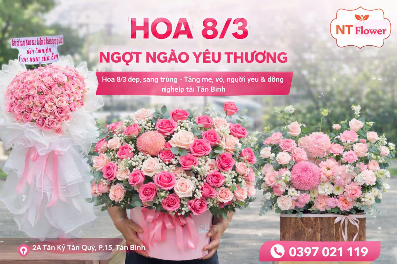 Hoa 8/3 Trao Yêu Thương Tại Tân Bình ,NT flower