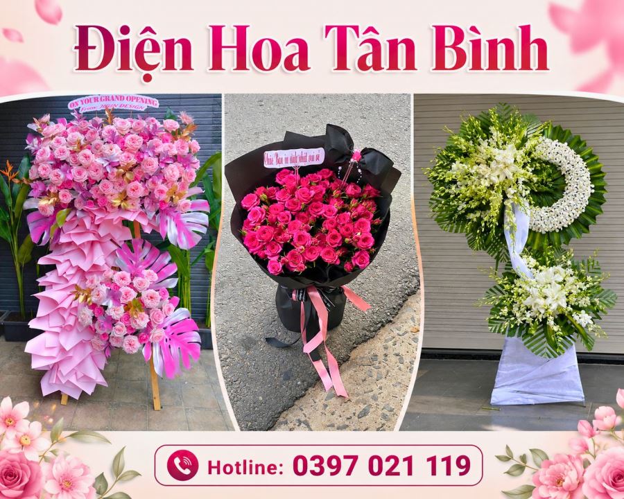 Điện hoa t&acirc;n b&igrave;nh