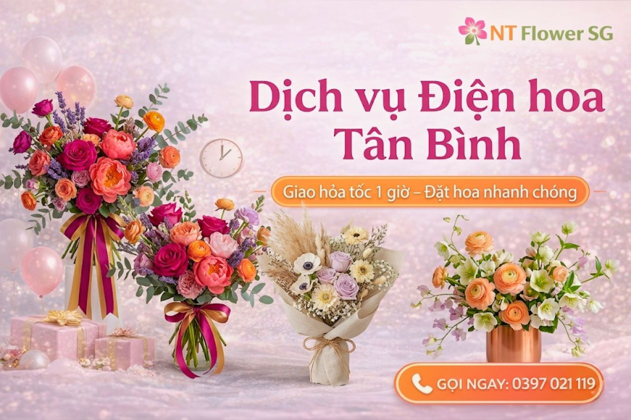 Điện hoa t&acirc;n b&igrave;nh