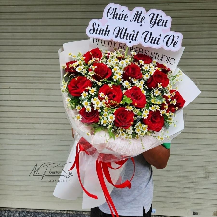 Hoa sinh nhật tặng mẹ