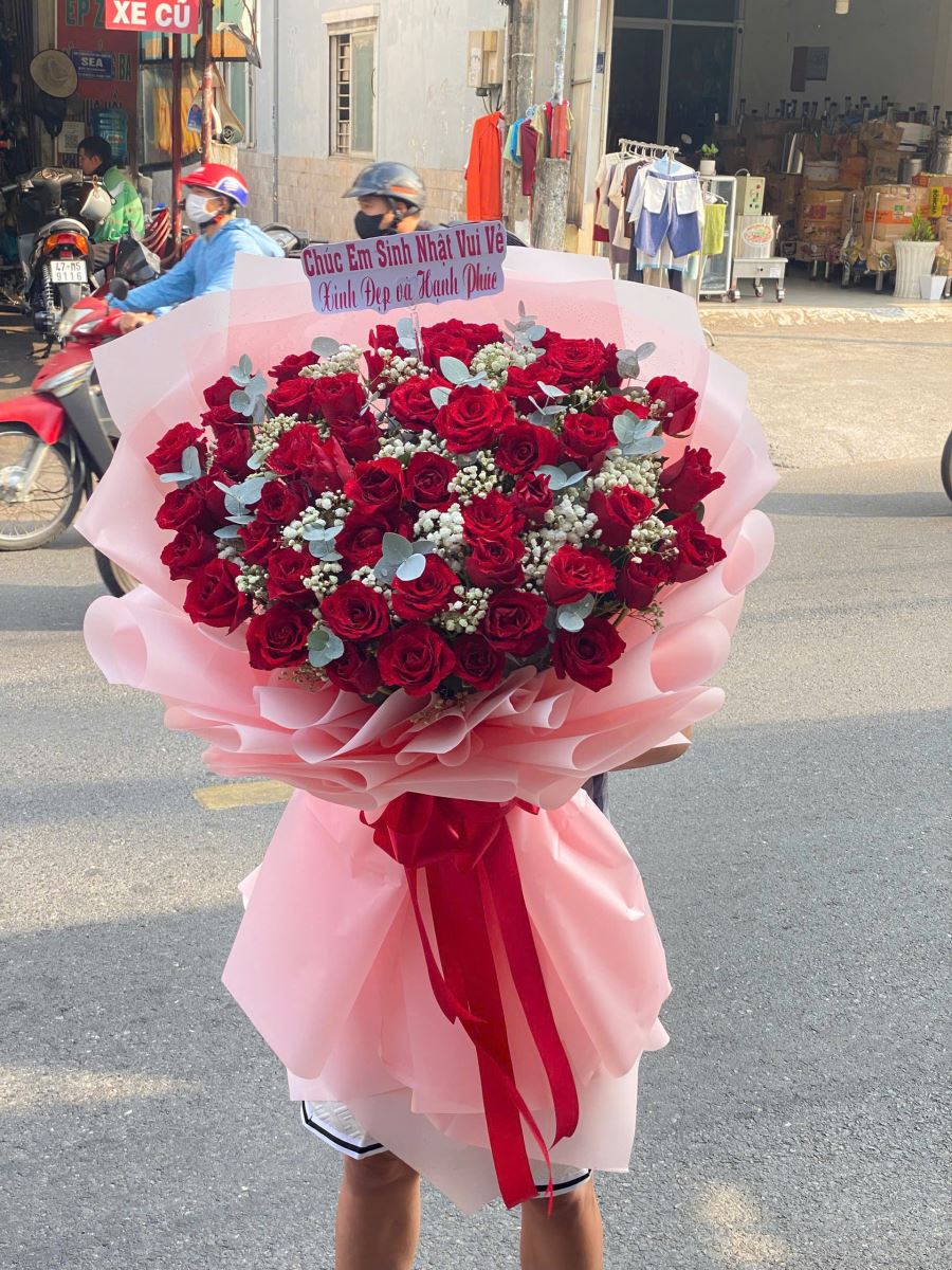 B&oacute; hoa sinh nhật đẹp tại shop hoa tươi T&acirc;n B&igrave;nh