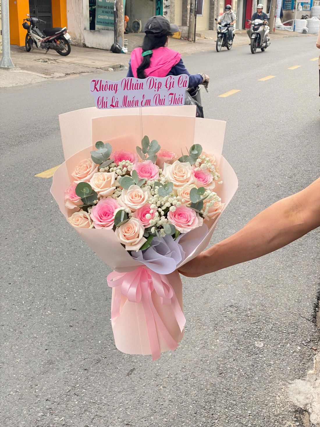 Bó Hoa Hồng Pastel Dịu Nhẹ - BH101