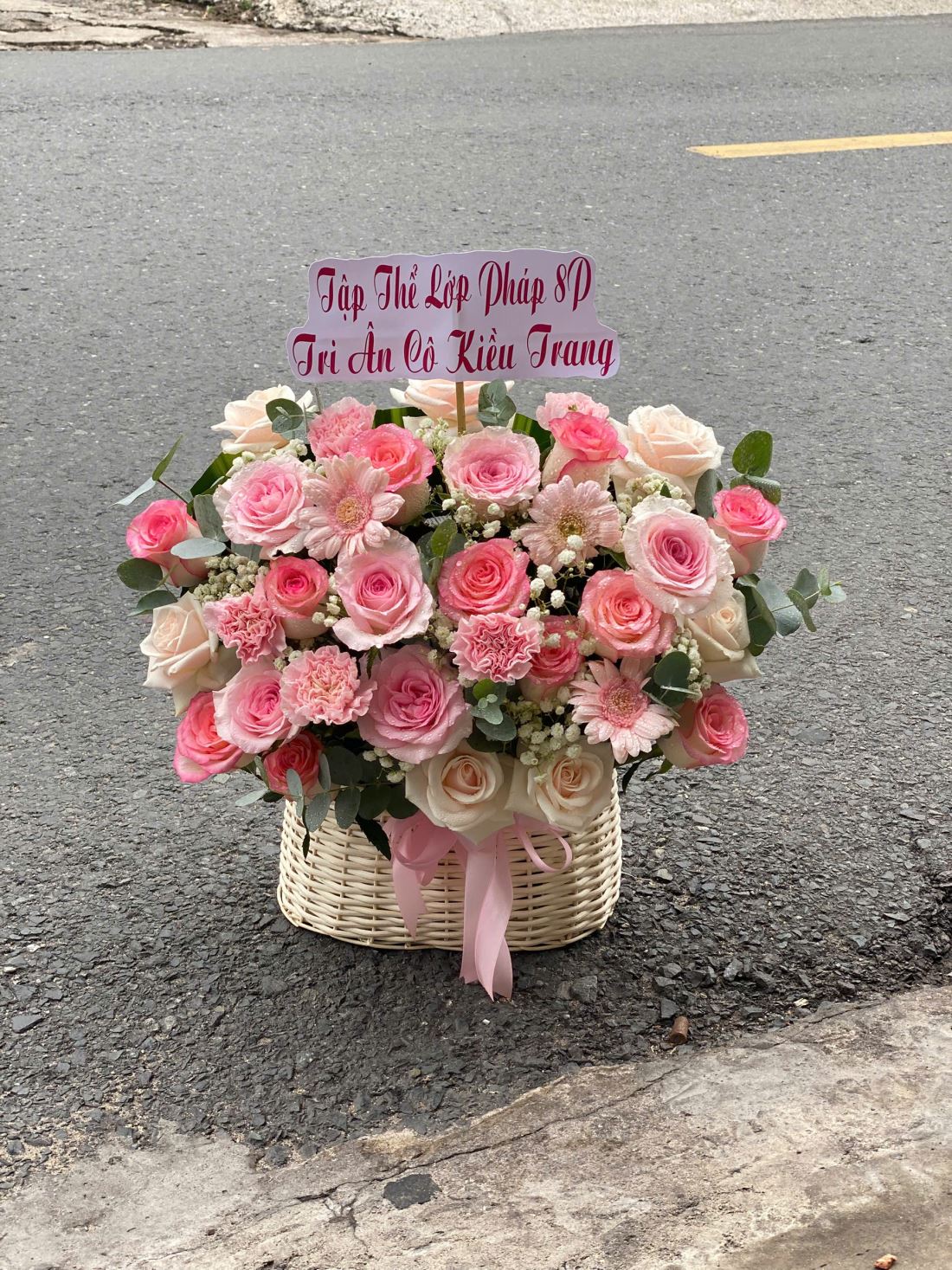 Giỏ Hoa Hồng Ngọt Ngào - GH102