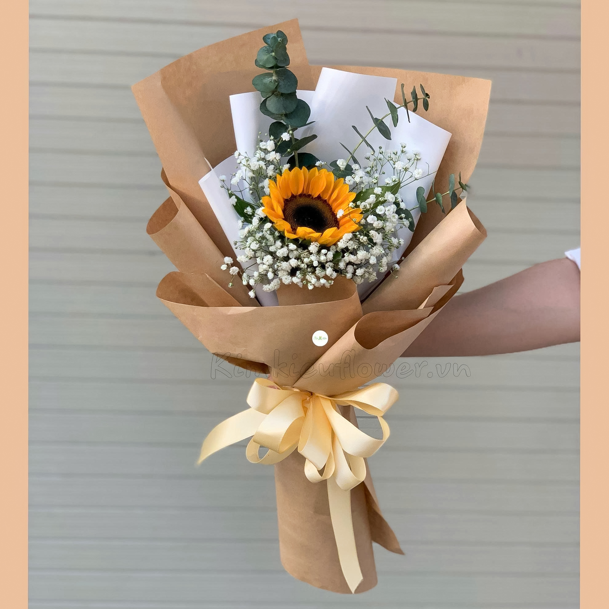 Bó Hoa Hướng Dương 1 Bông Mini Tốt Nghiệp
