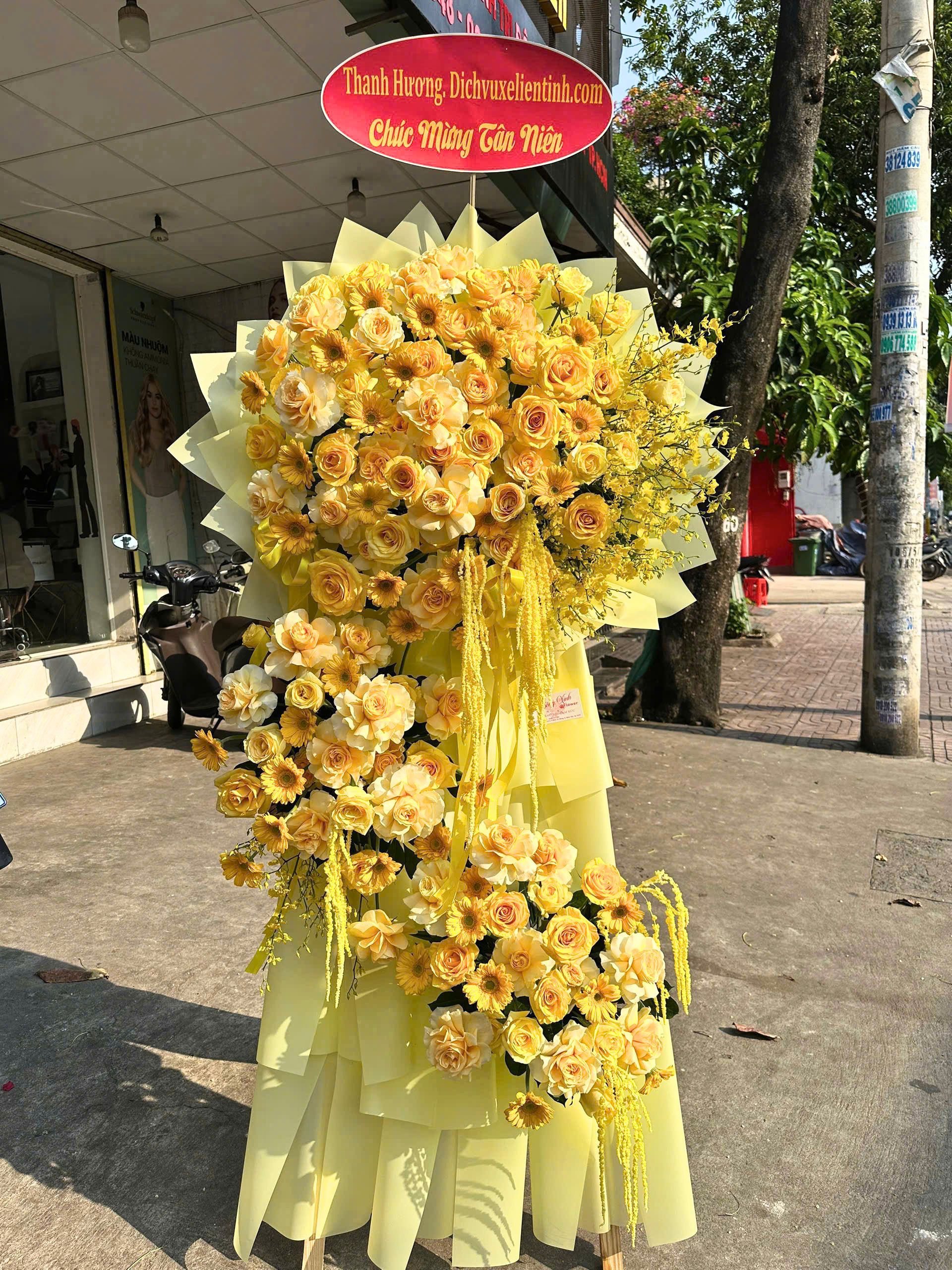 Kệ Hoa Khai Trương Đại Cát