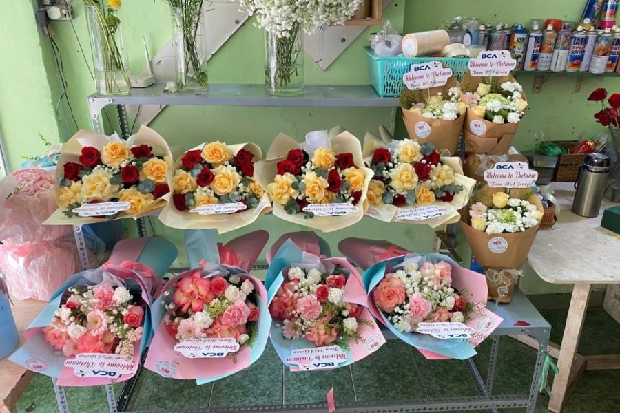 Kh&ocirc;ng gian shop hoa tươi NT Flower SG T&acirc;n B&igrave;nh