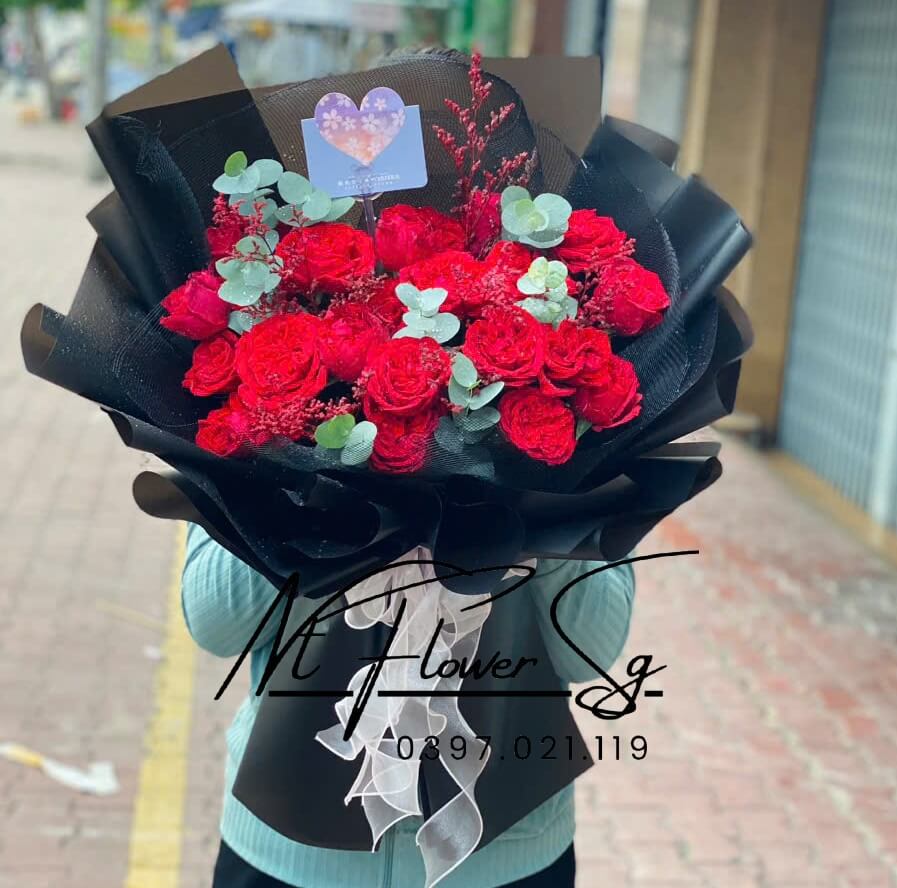 Hoa Bó Ô Đỏ Đẹp HB15