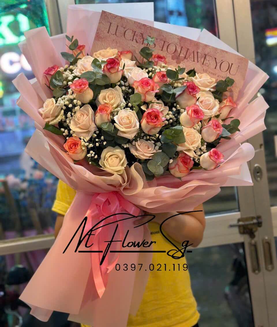 Hoa Bó Kem Hỷ Đẹp HB23