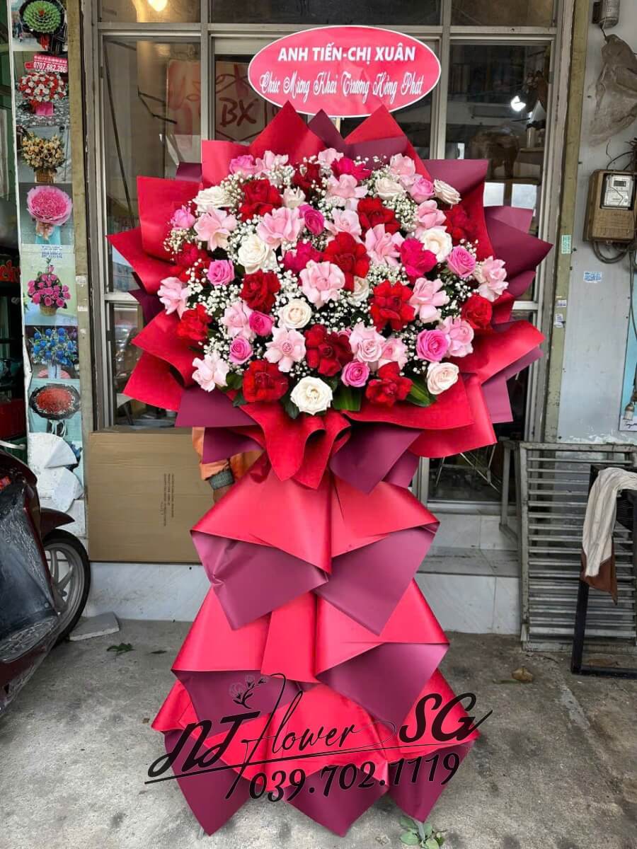 Hoa mừng khai trương 011