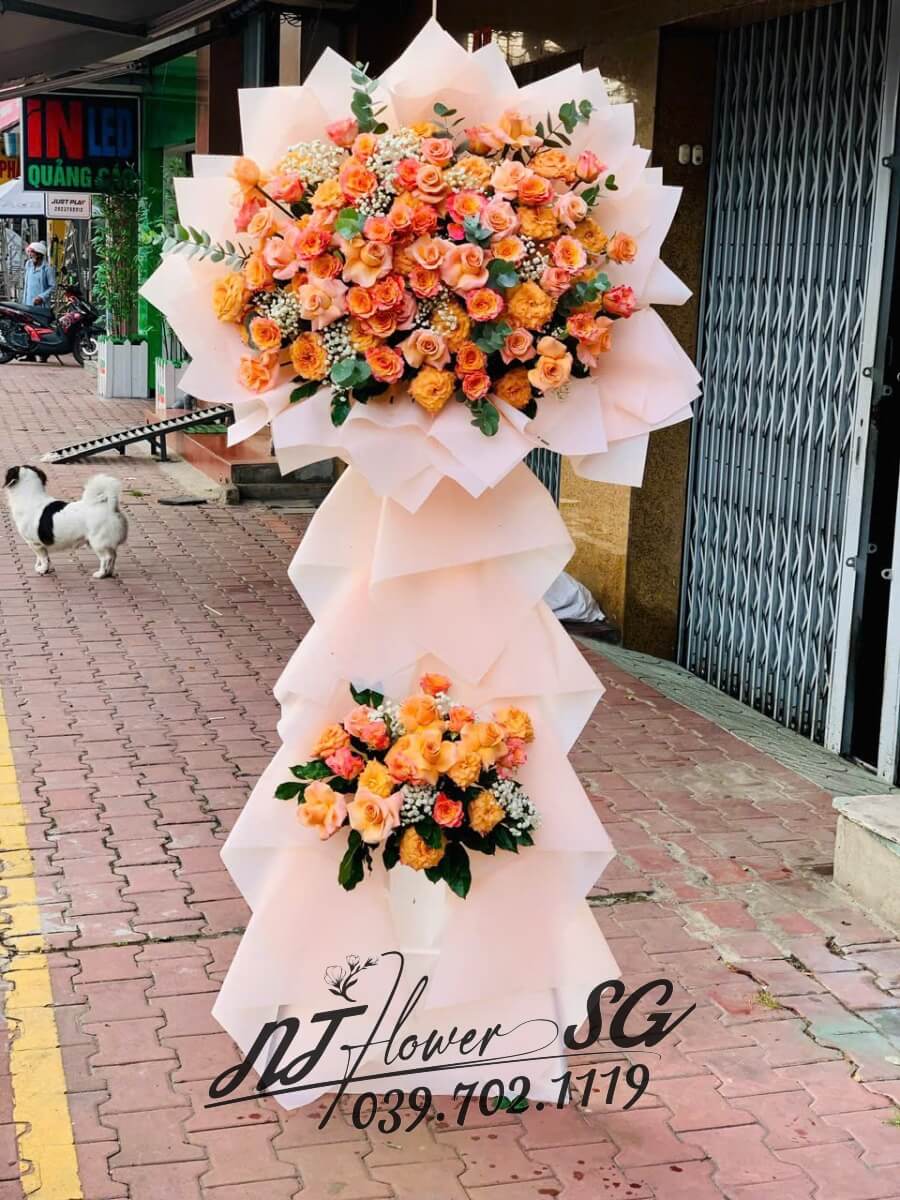 Hoa mừng khai trương 013