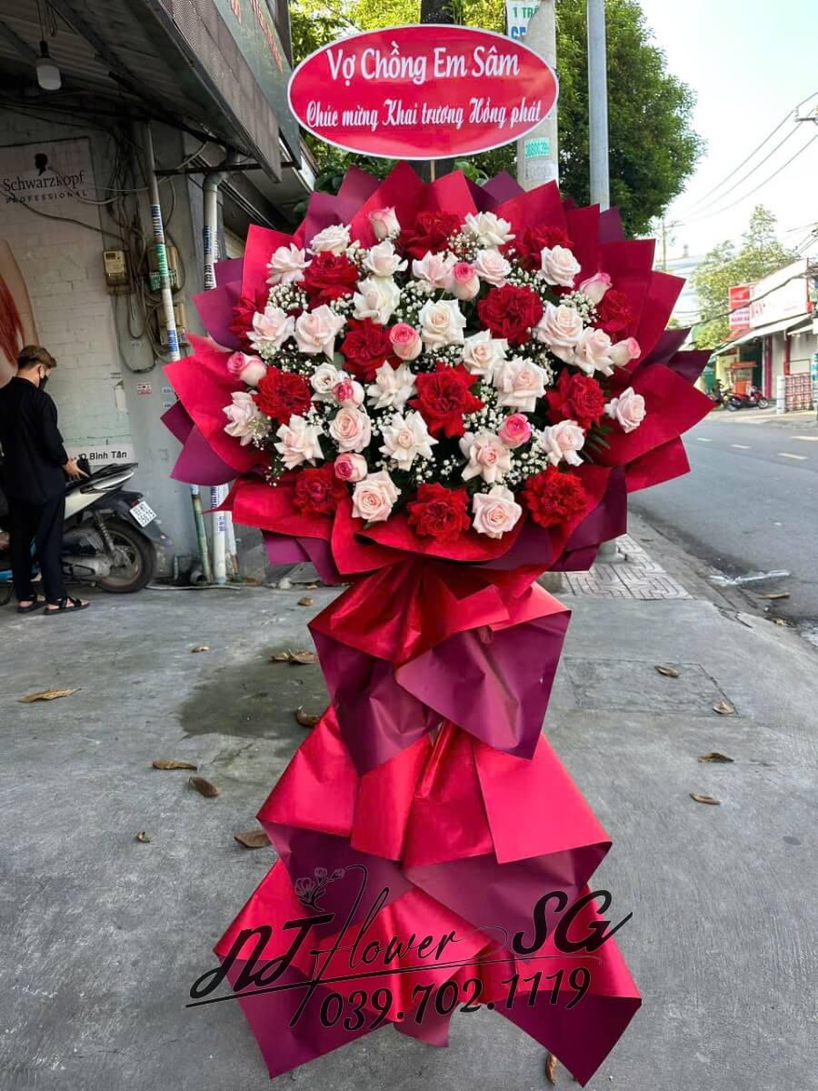 Hoa mừng khai trương 015