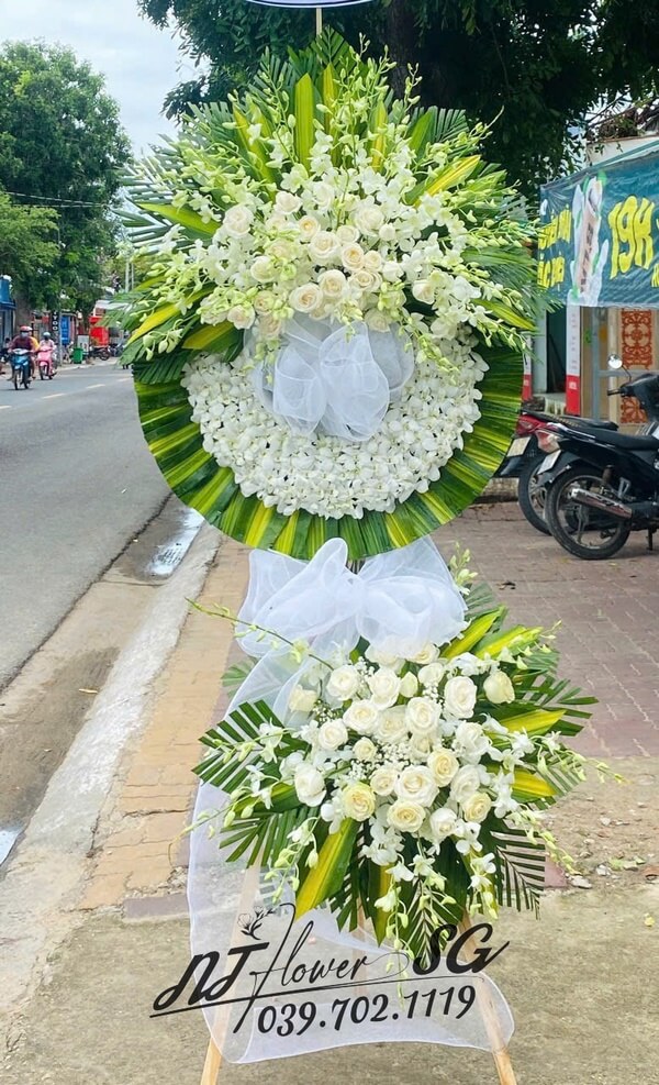 Hoa Tang  Lan Hồng Trắng HT32