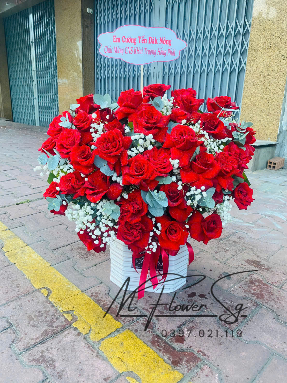 Giỏ Hoa Tươi  Ecu Thanh Thông GH34