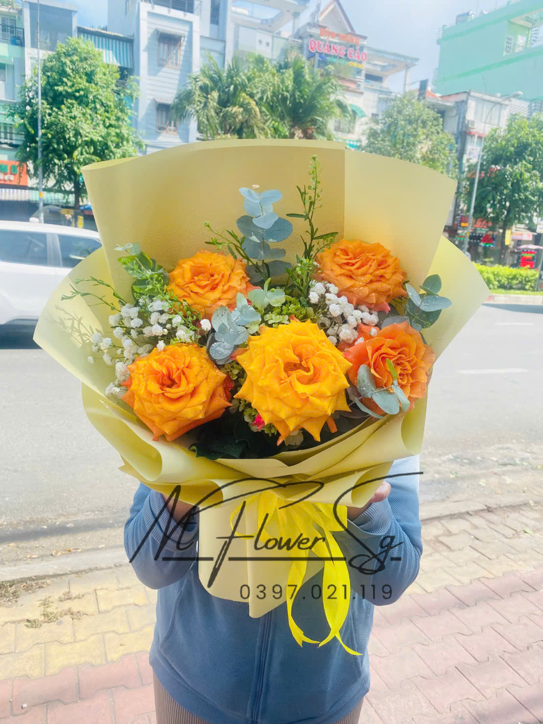 Hoa Bó Cam Spi HB33