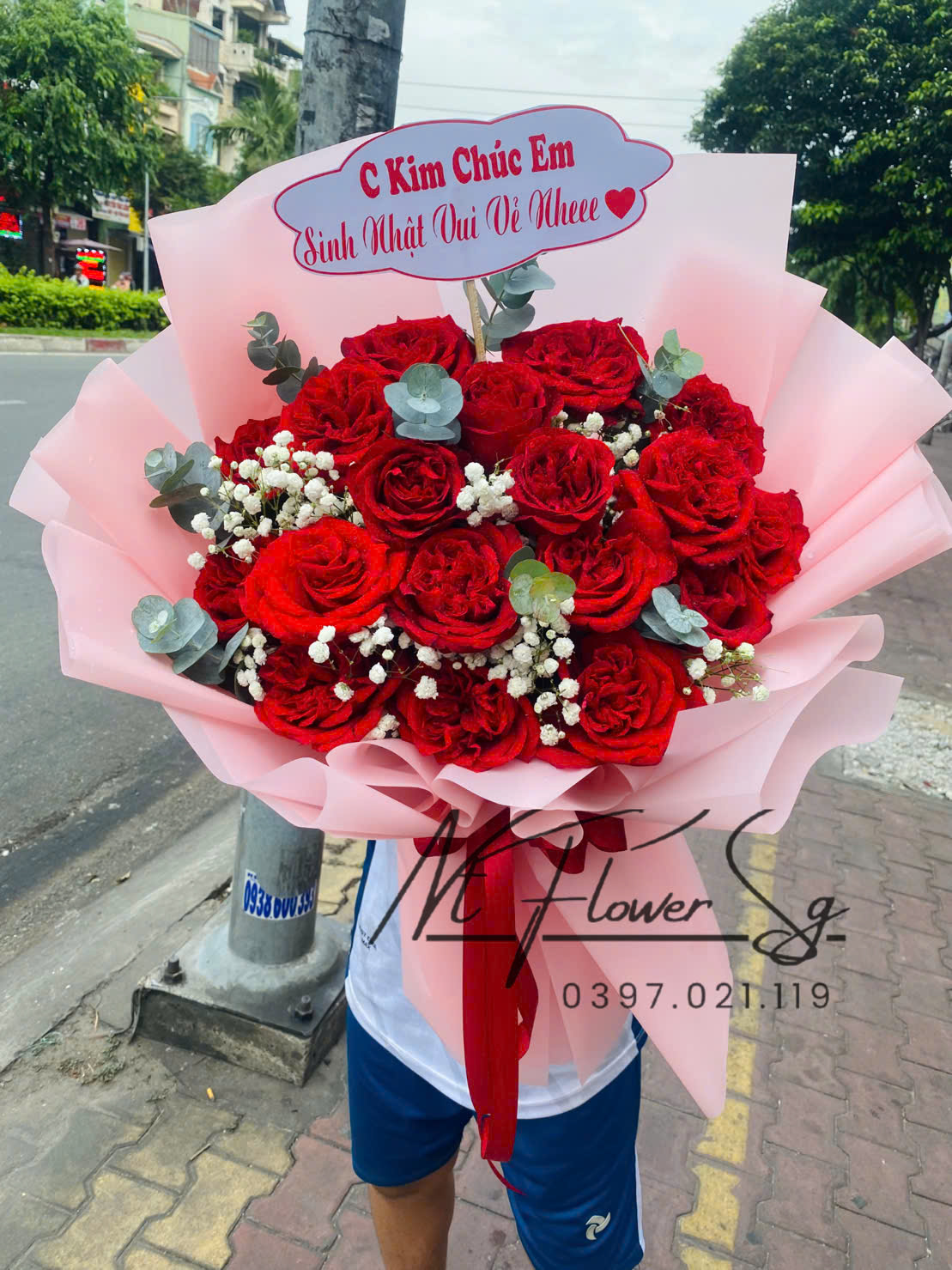 Hoa Bó Ô Đỏ 2 HB33