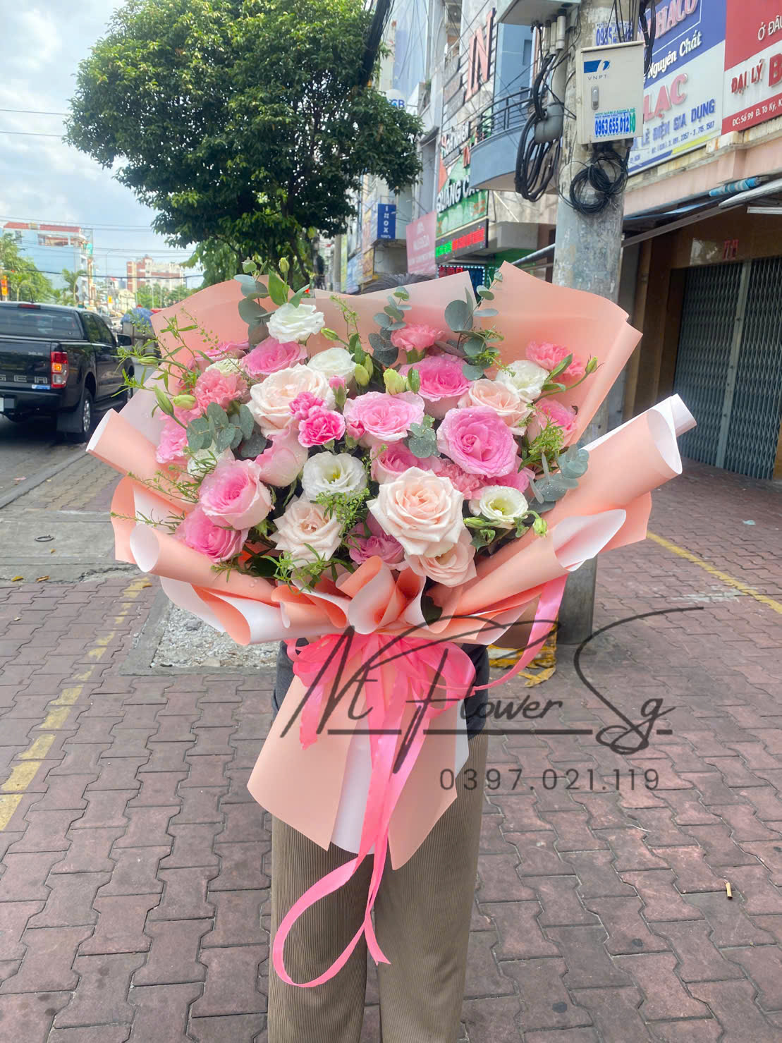 Hoa Bó Kem Lạc Thần HB39