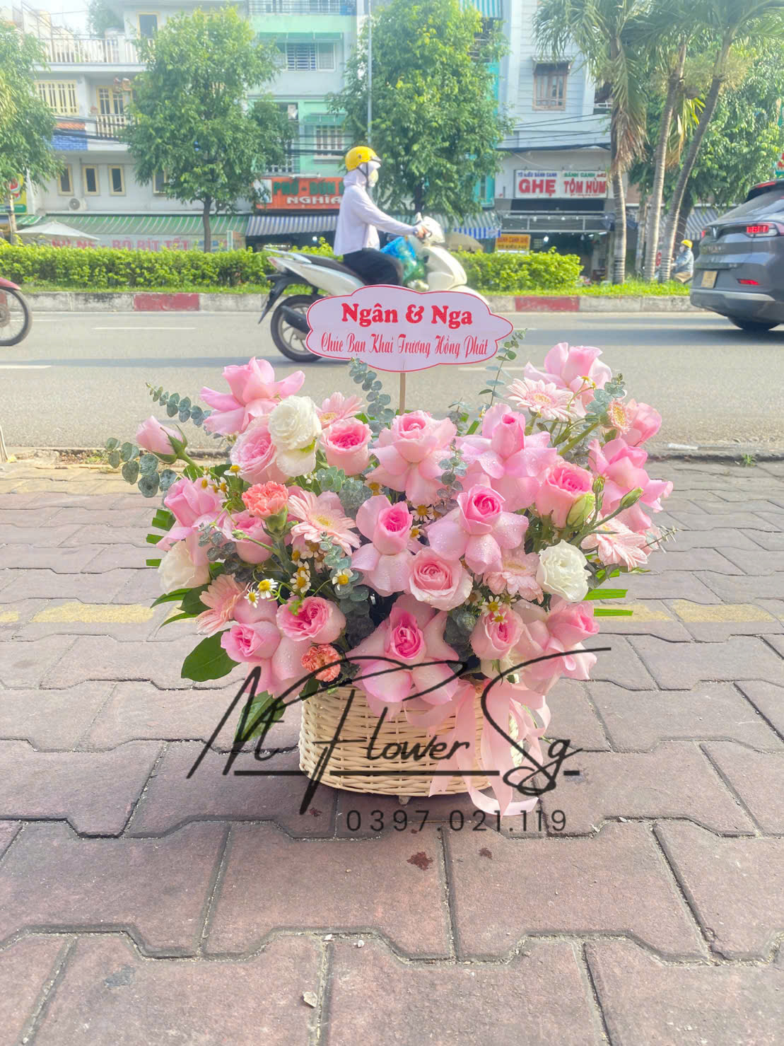 Giỏ Hoa Chúc Mừng Cát Tường GH66