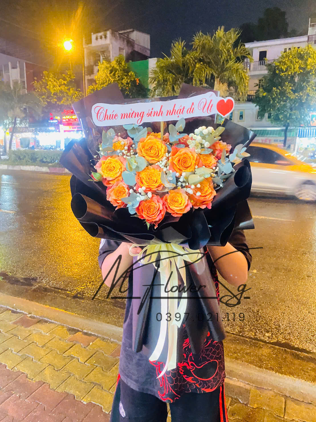 Hoa Bó Cam Spi Mạnh Mẻ HB64