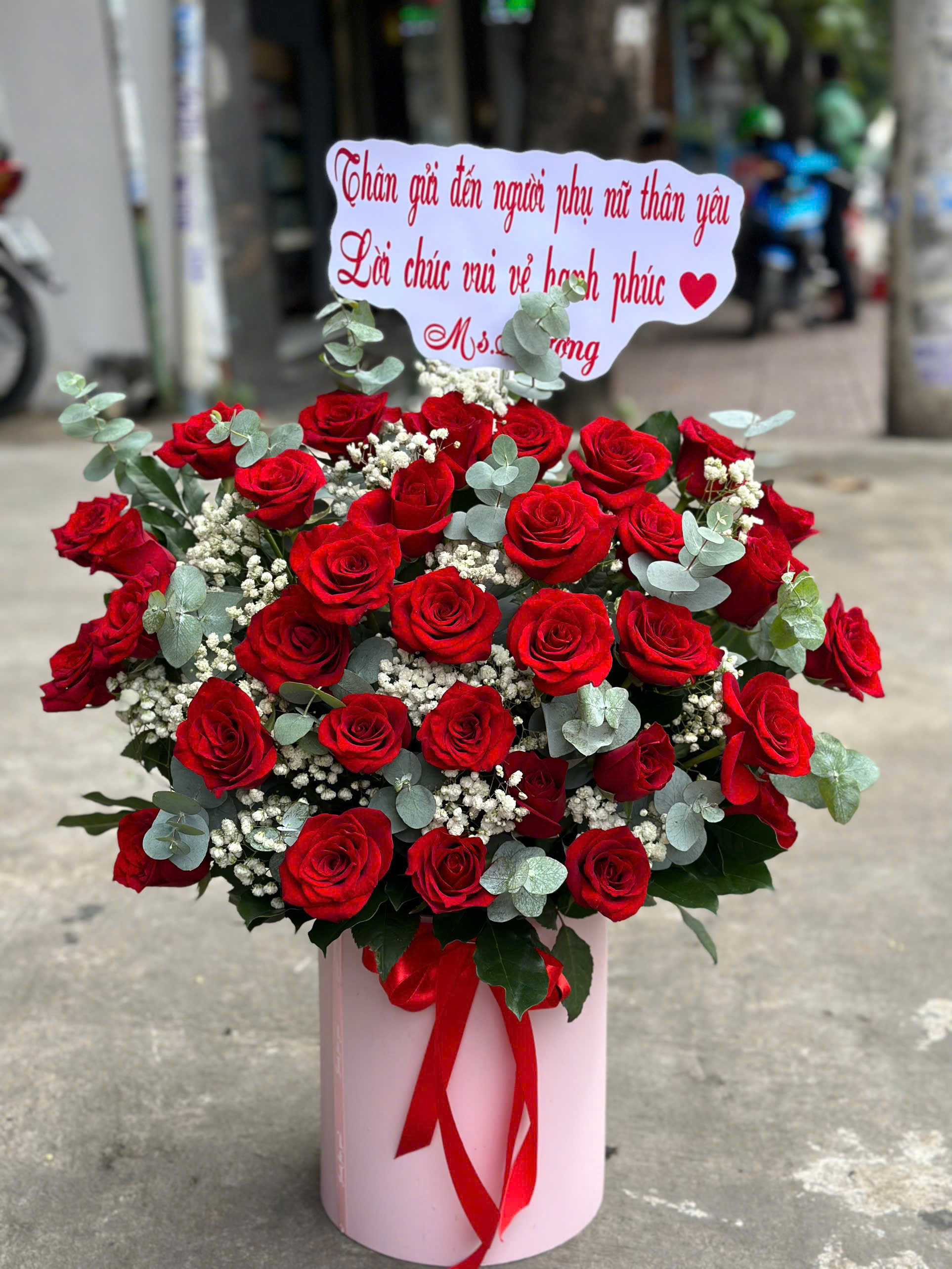 Giỏ hoa tươi 8/3 027