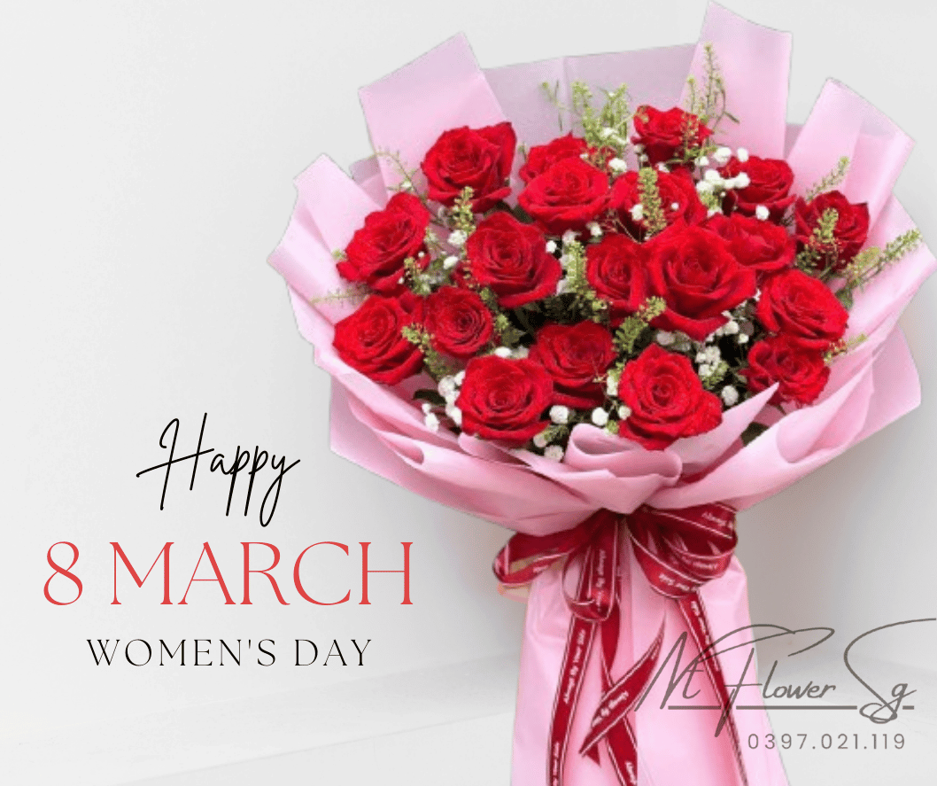 Ý Nghĩa Của Hoa Hồng Đỏ Trong Ngày 8/3